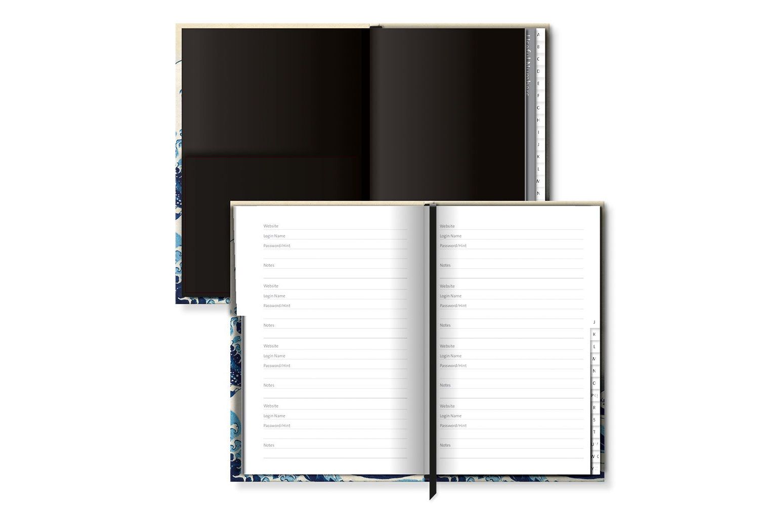 Password Books - Great Wave - Gift Stationery