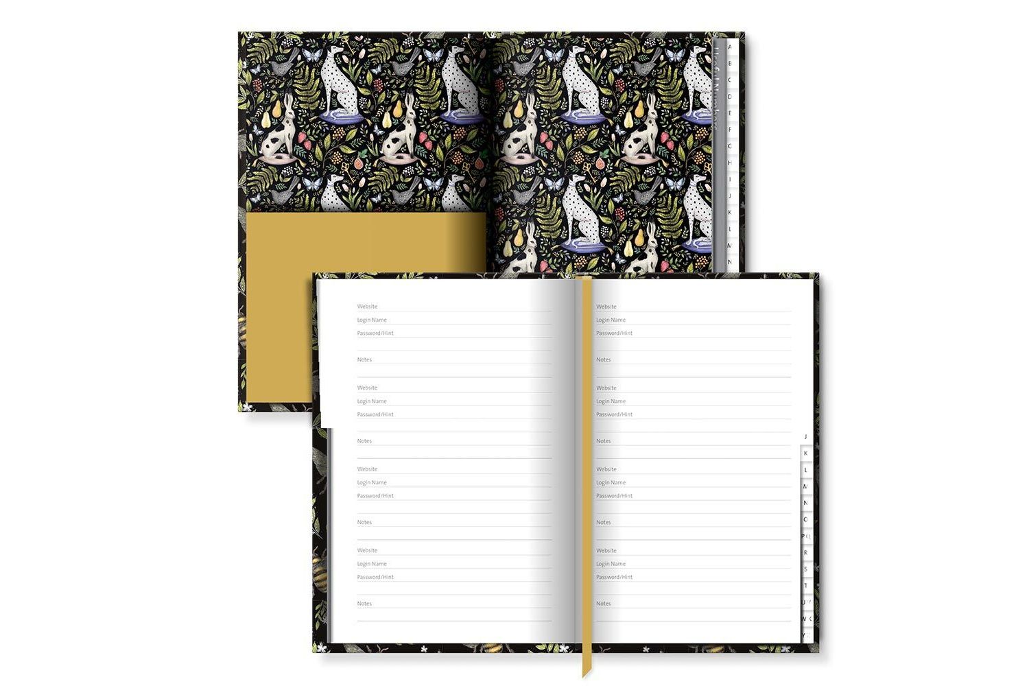 Password Books - Honey Bee Pattern - Gift Stationery-2