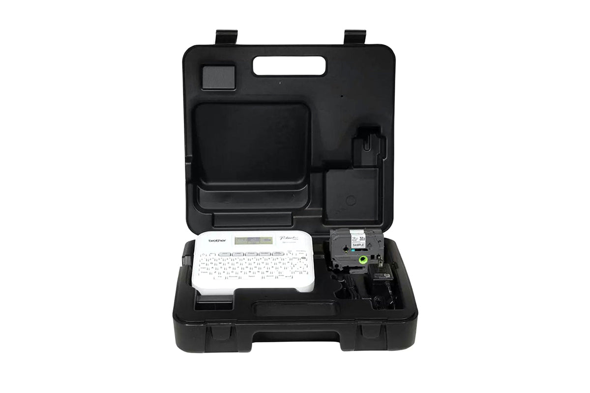 Brother PTD410VP Advanced Connected Label Maker with Carry Case | White