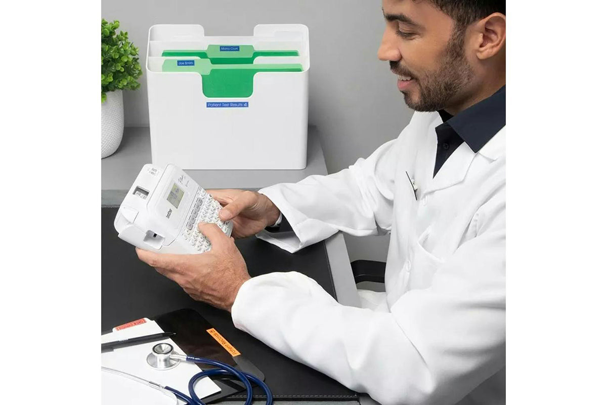 Brother PTD410VP Advanced Connected Label Maker with Carry Case | White-6
