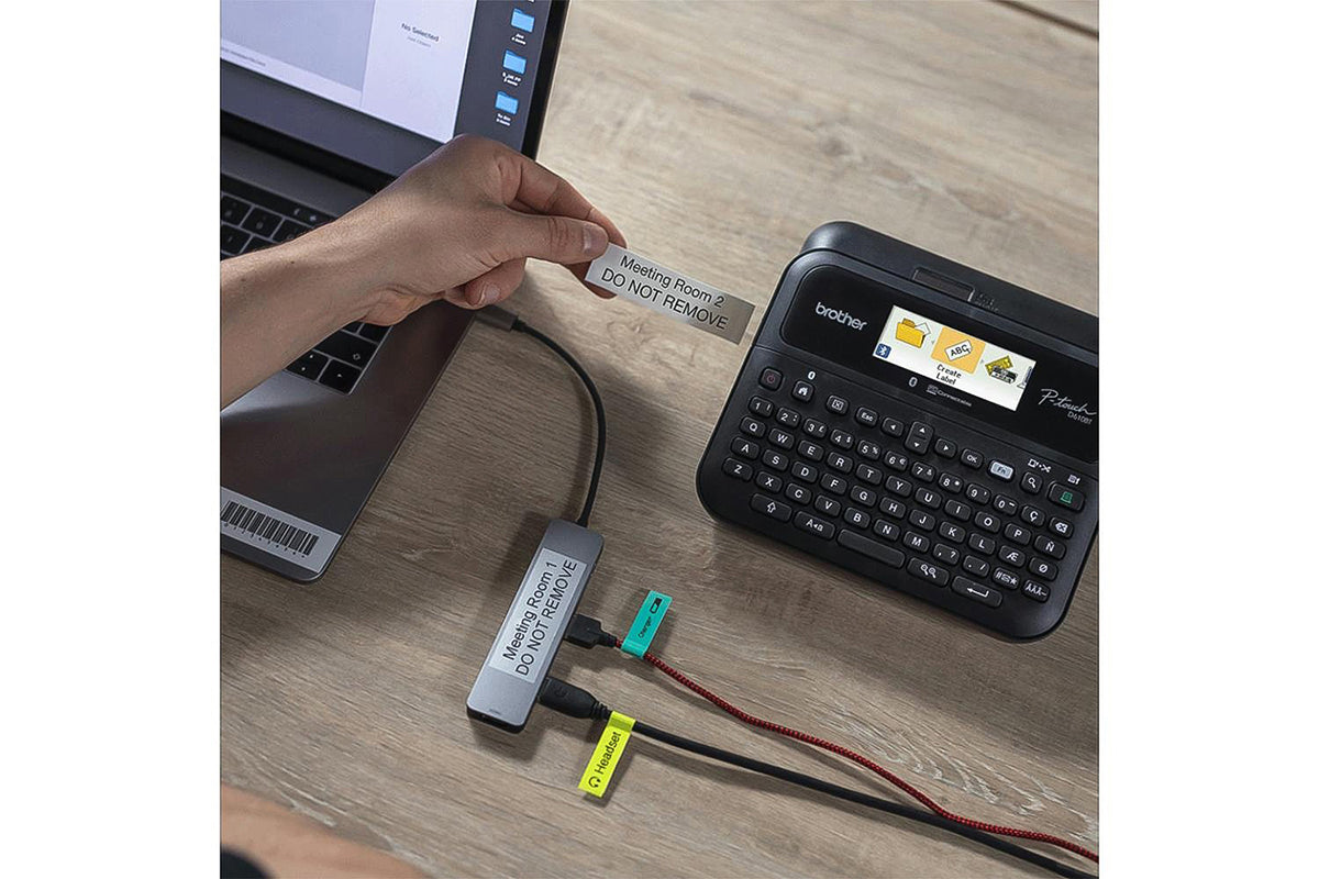 Brother PTD610BTVP Professional Desktop Label Printer-2