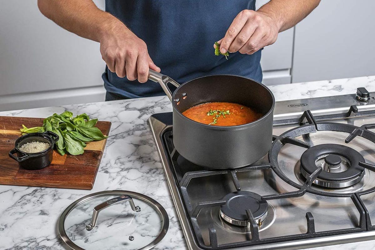 Ninja Zerostick 3 Piece Sauce Pan Set | C33000UK | Grey-2