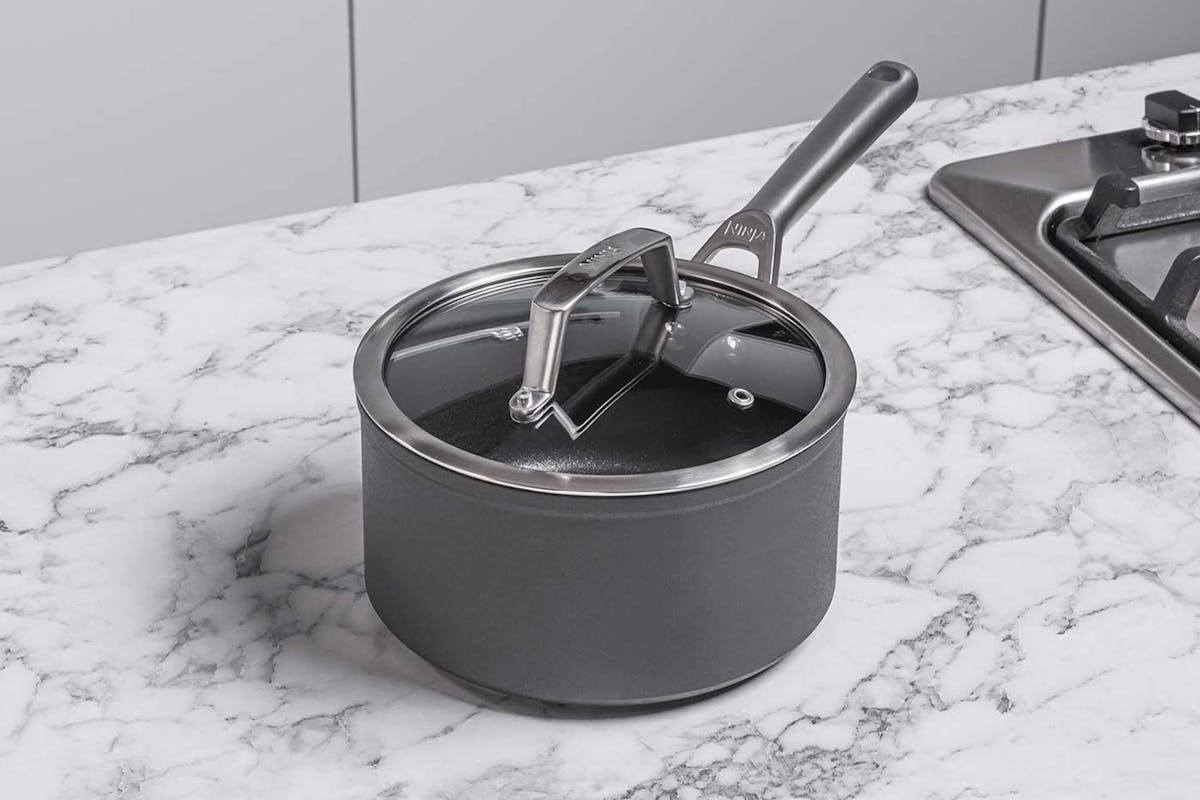 Ninja Zerostick 3 Piece Sauce Pan Set | C33000UK | Grey-5