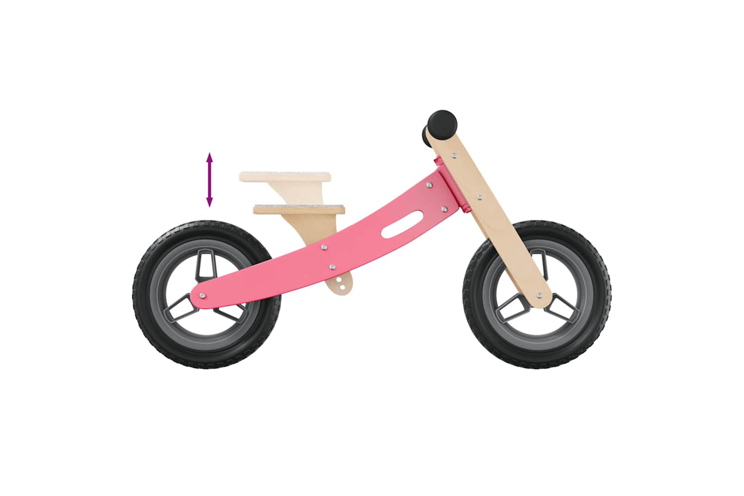 Vidaxl Balance Bike For Children Pink-9