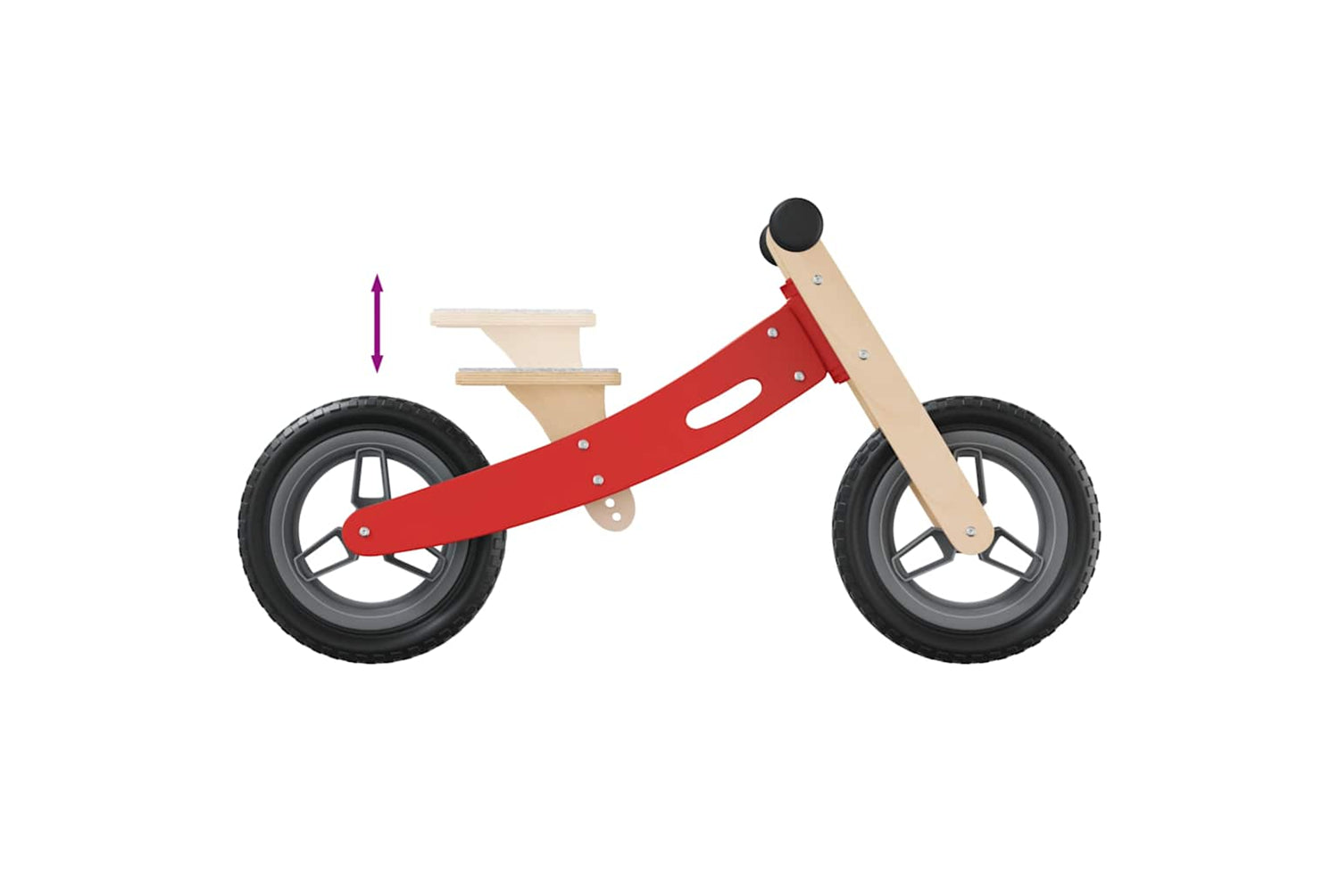 Vidaxl Balance Bike For Children Red-9