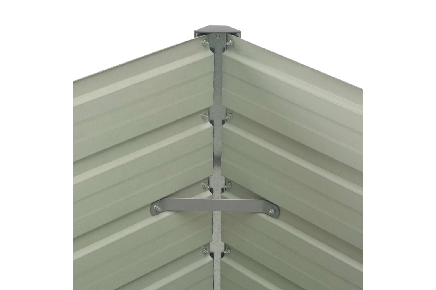 Vidaxl Raised Garden Bed Anthracite 100x100x77 Cm Galvanised Steel-9
