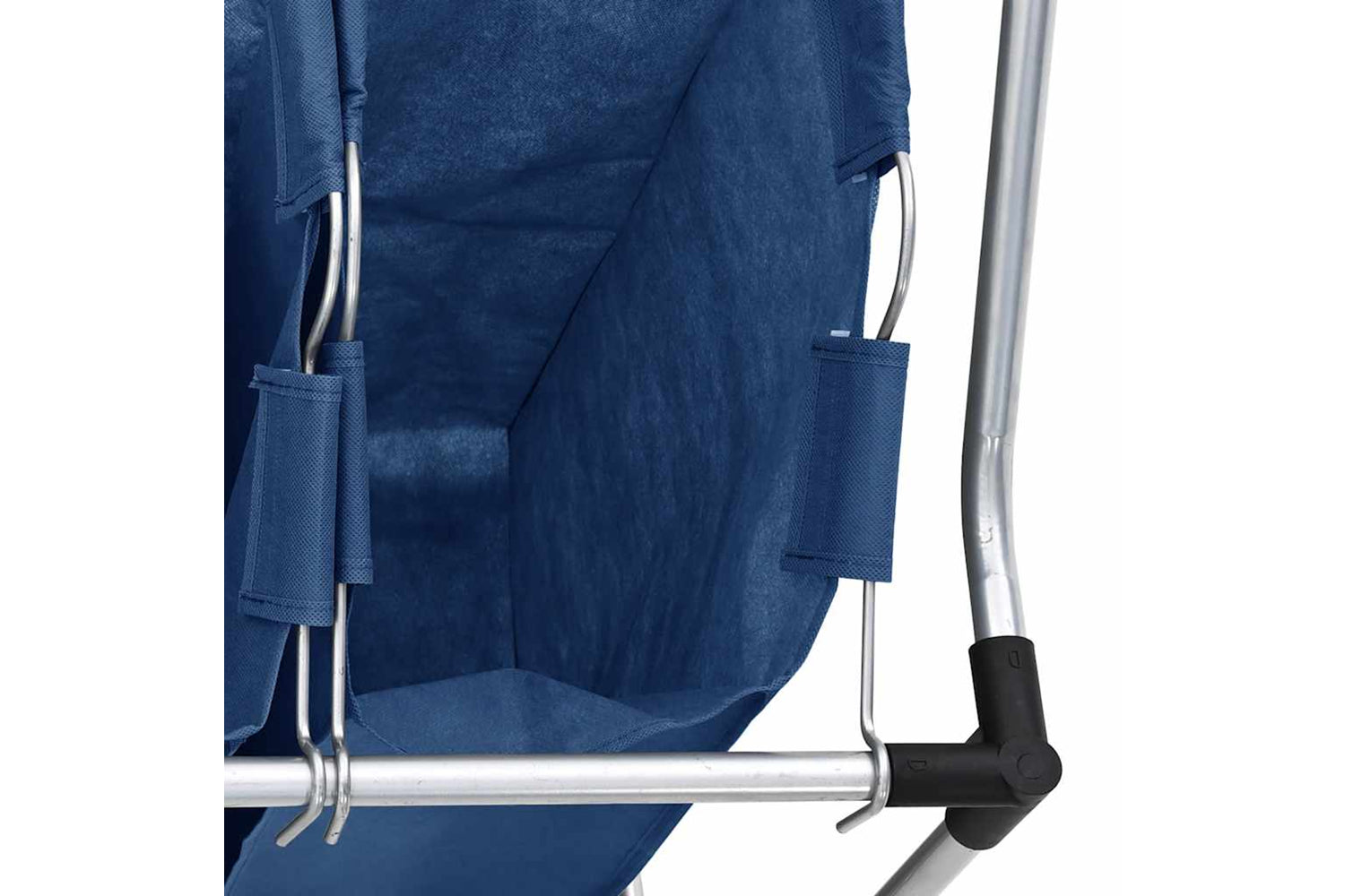 Vidaxl 288331 Laundry Sorter With 3 Bags Blue Steel-9