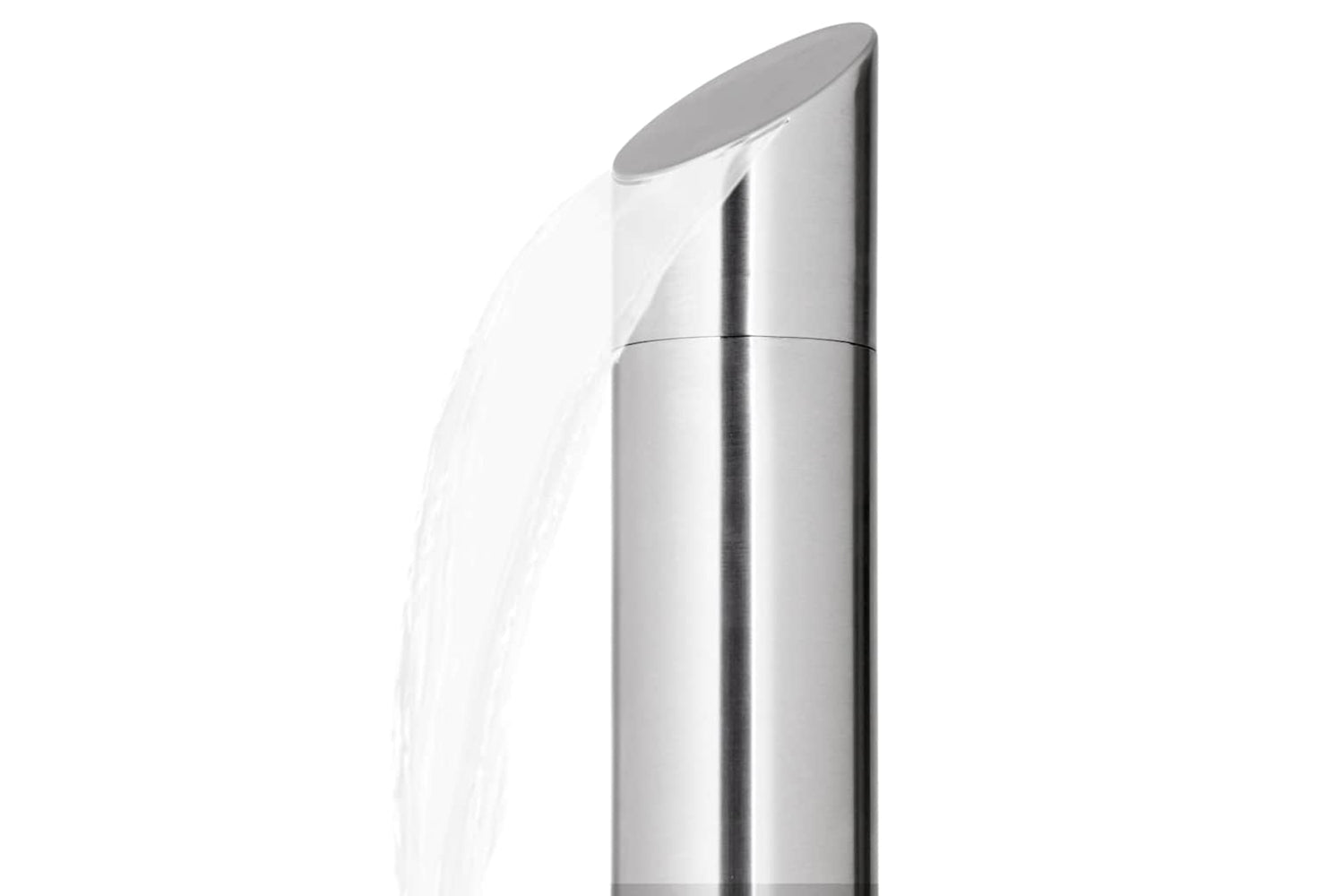 vidaXL 3070790 Garden Shower With Brown Base 225cm Stainless Steel-10