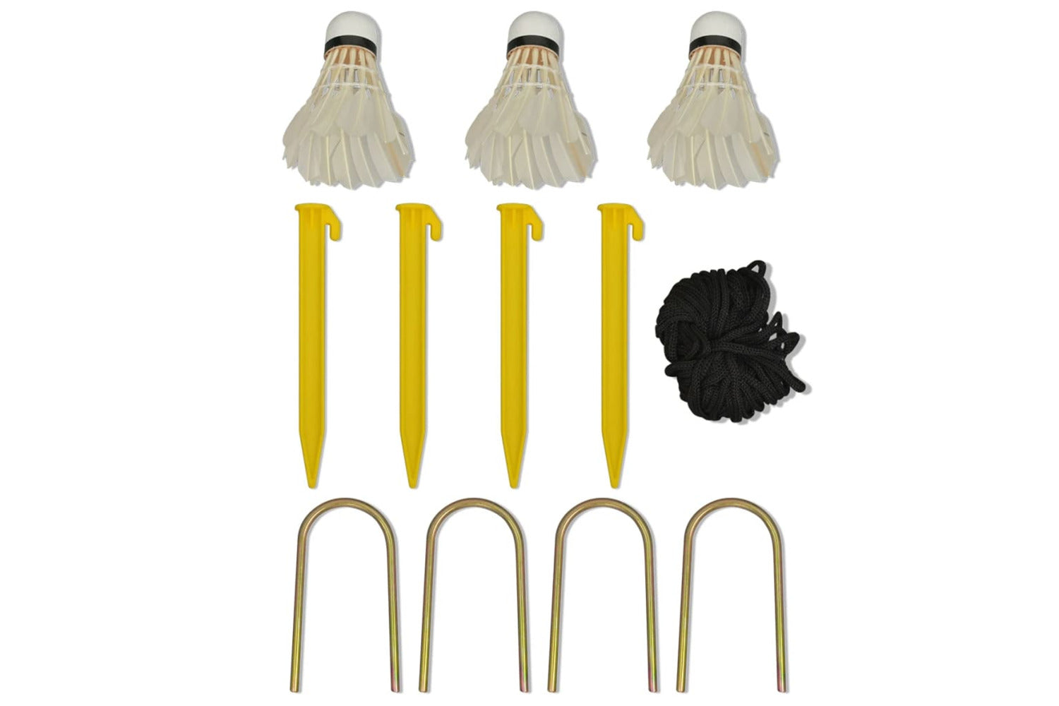 vidaXL 91307 Badminton Net Set With Shuttlecocks 300x155cm-7