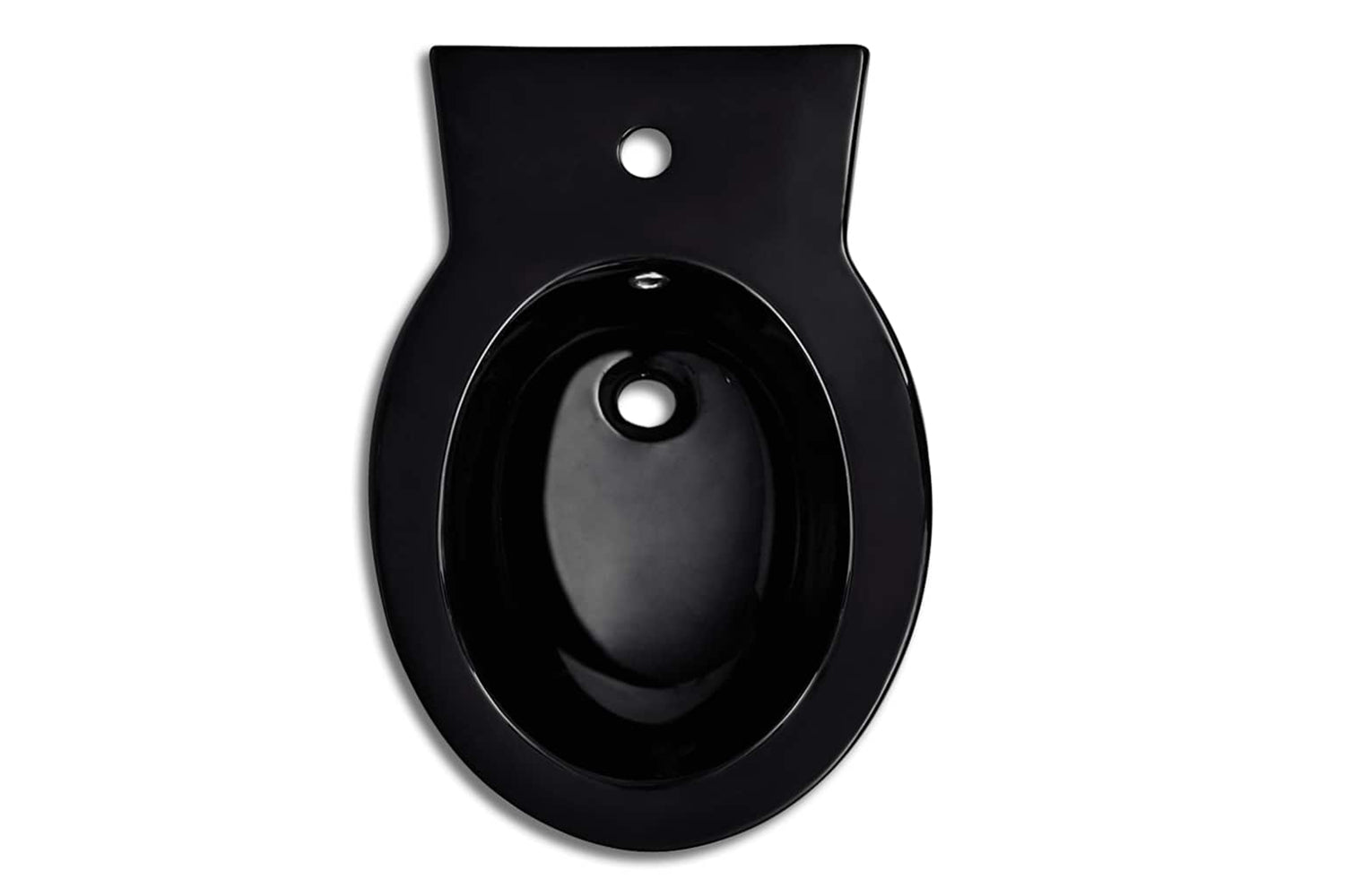 Vidaxl 270060 Stand Toilet & Bidet Set Black Ceramic-10