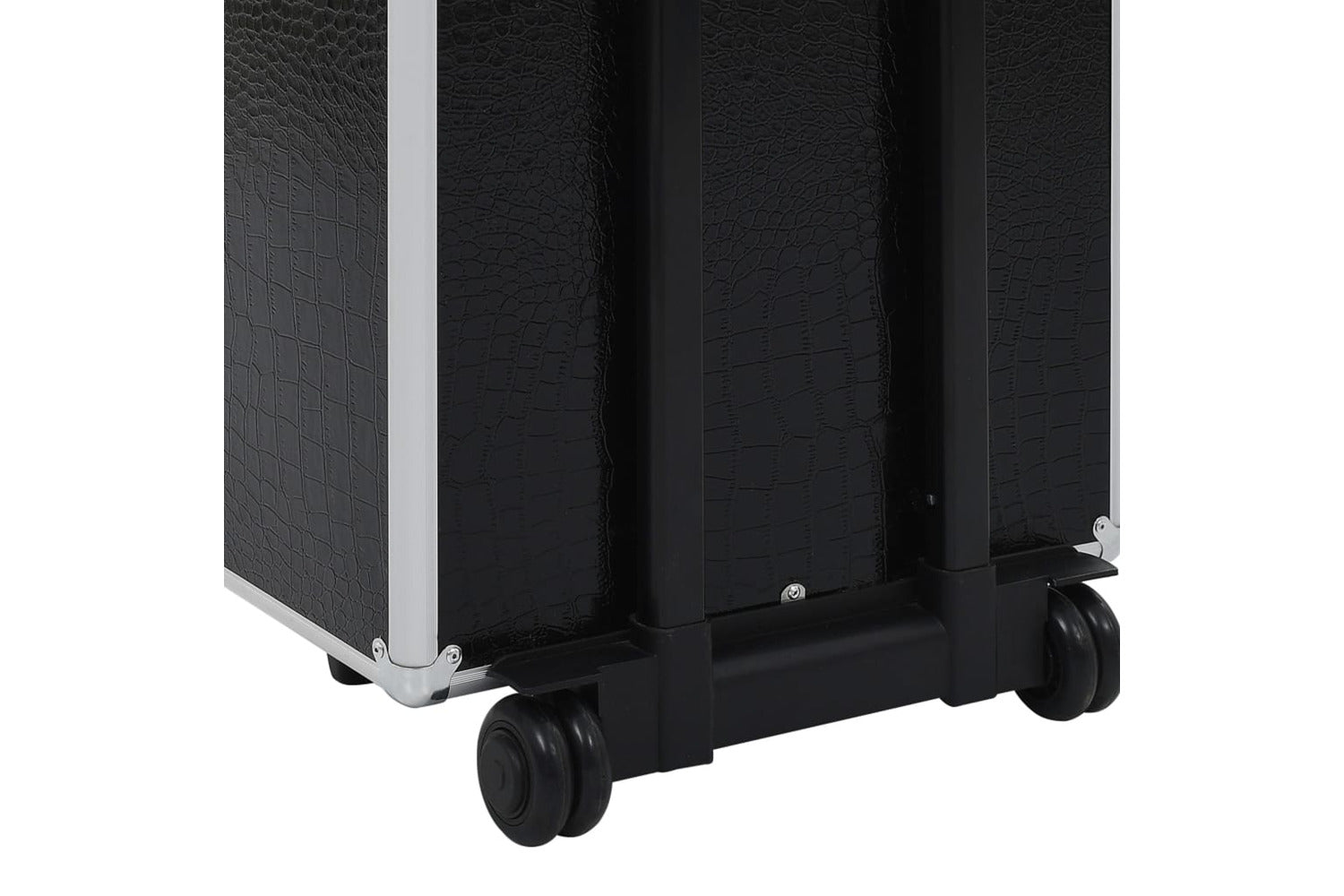Vidaxl 91817 Make-up Trolley Aluminium Black With Crocodile Pattern-8