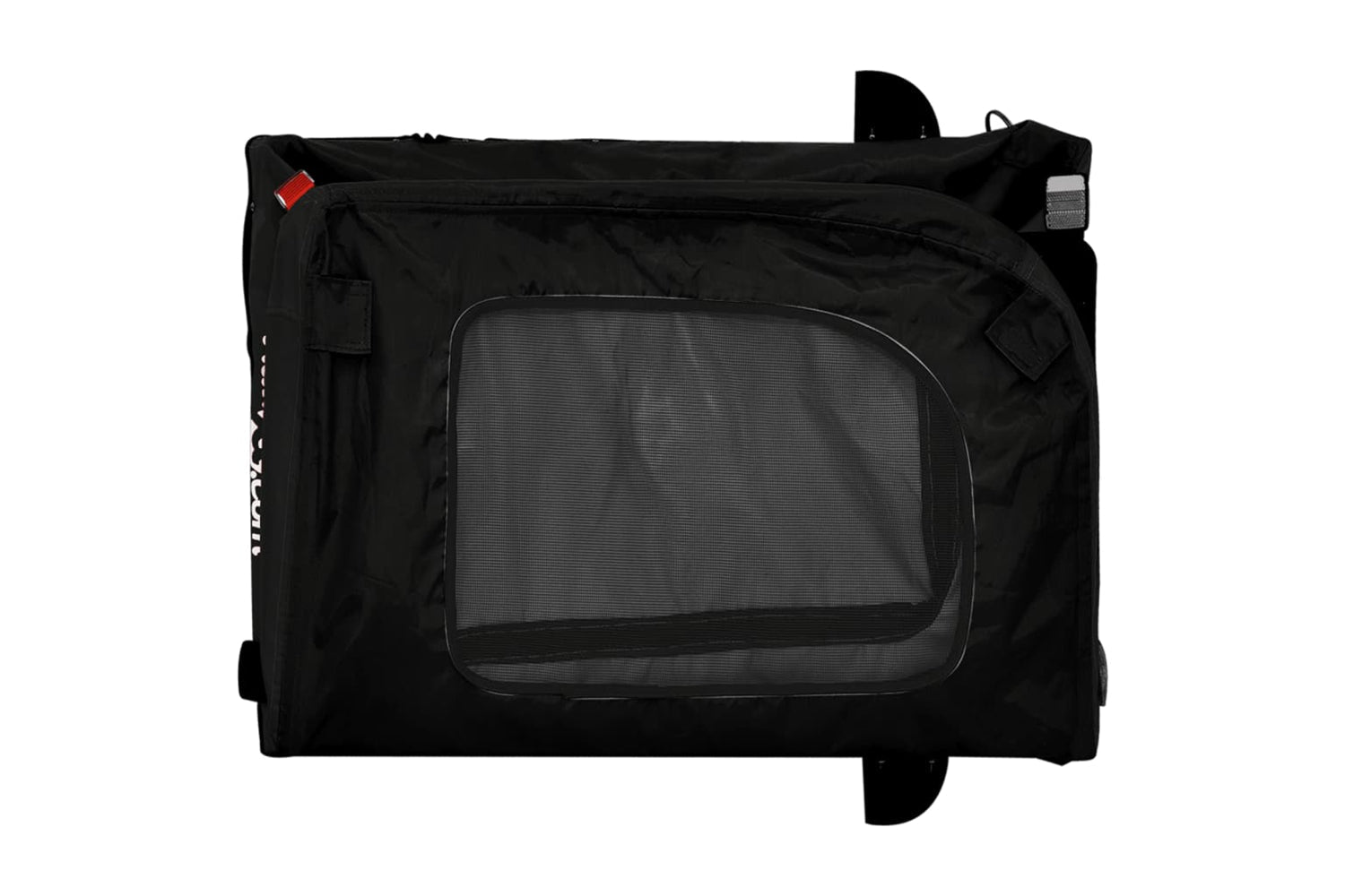 Vidaxl 93842 Pet Bike Trailer Black Oxford Fabric And Iron-9