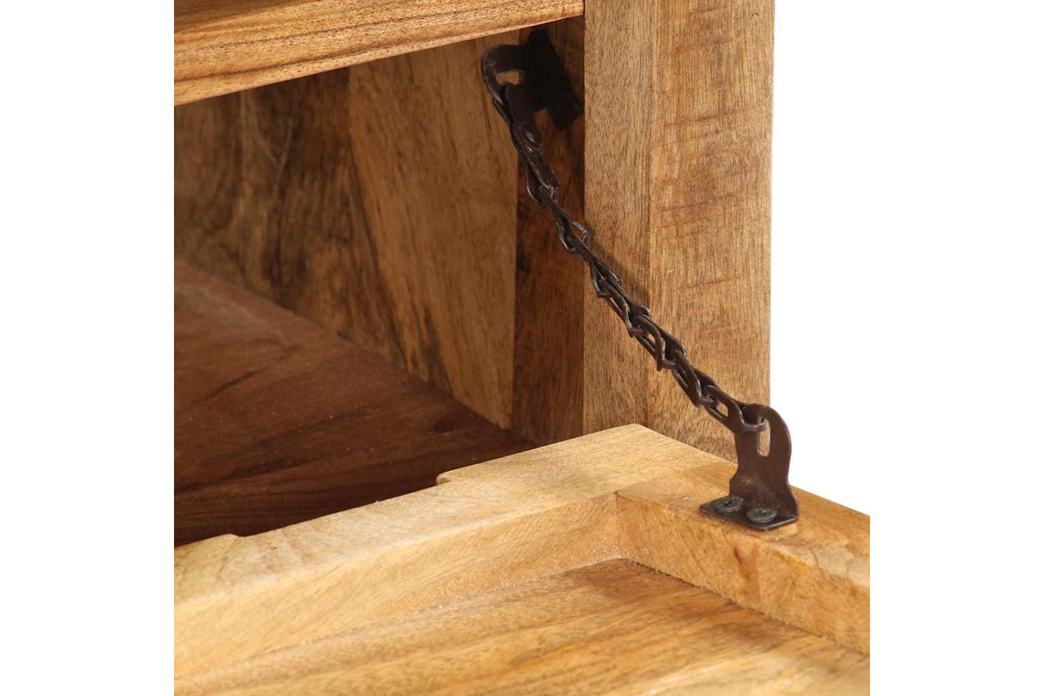 vidaXL 247658 Shoe Cabinet 86x35x55cm Solid Mango Wood-9