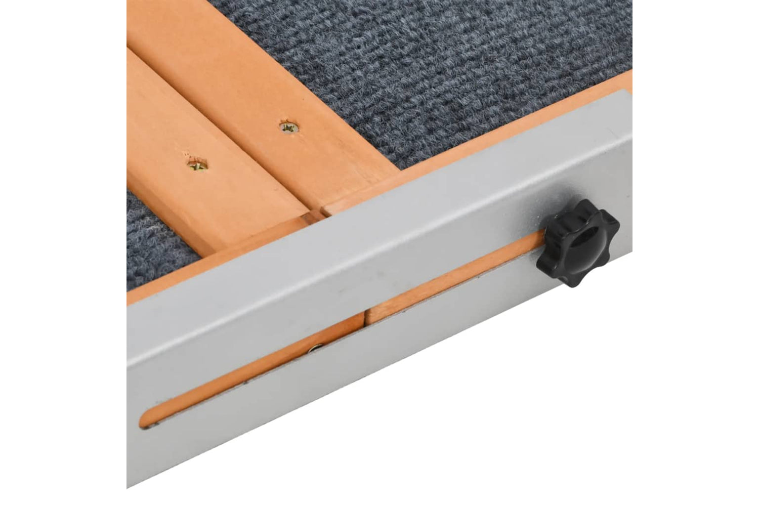 Vidaxl Dog Ramp Grey 120x30 Cm Solid Wood Fir-9