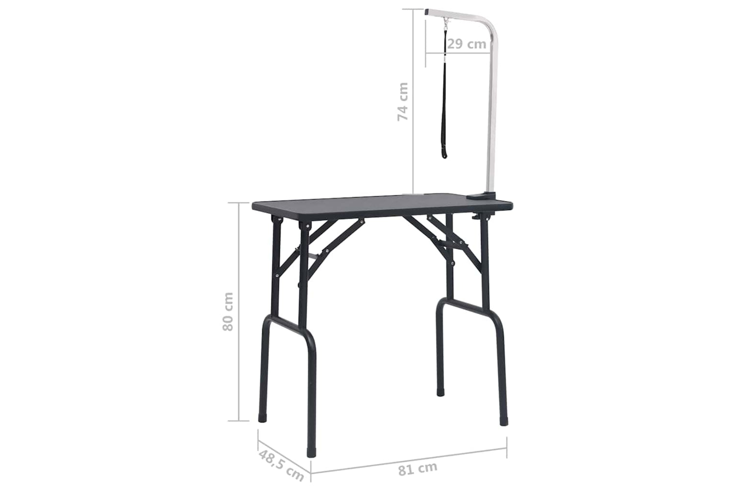 Vidaxl 171066 Adjustable Dog Grooming Table With 1 Loop-9