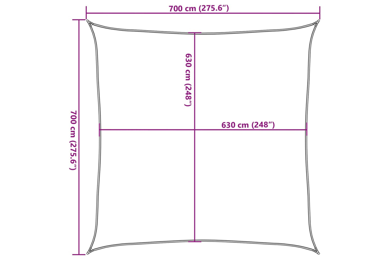 vidaXL 311116 Sunshade Sail 160 G/mÂ² Beige 2x2.5 M Hdpe-9