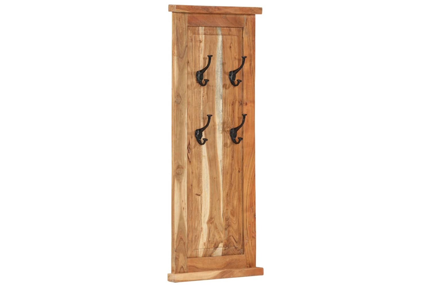 vidaXL 337854 Coat Racks 2 Pcs Solid Wood Acacia 38x100cm-10