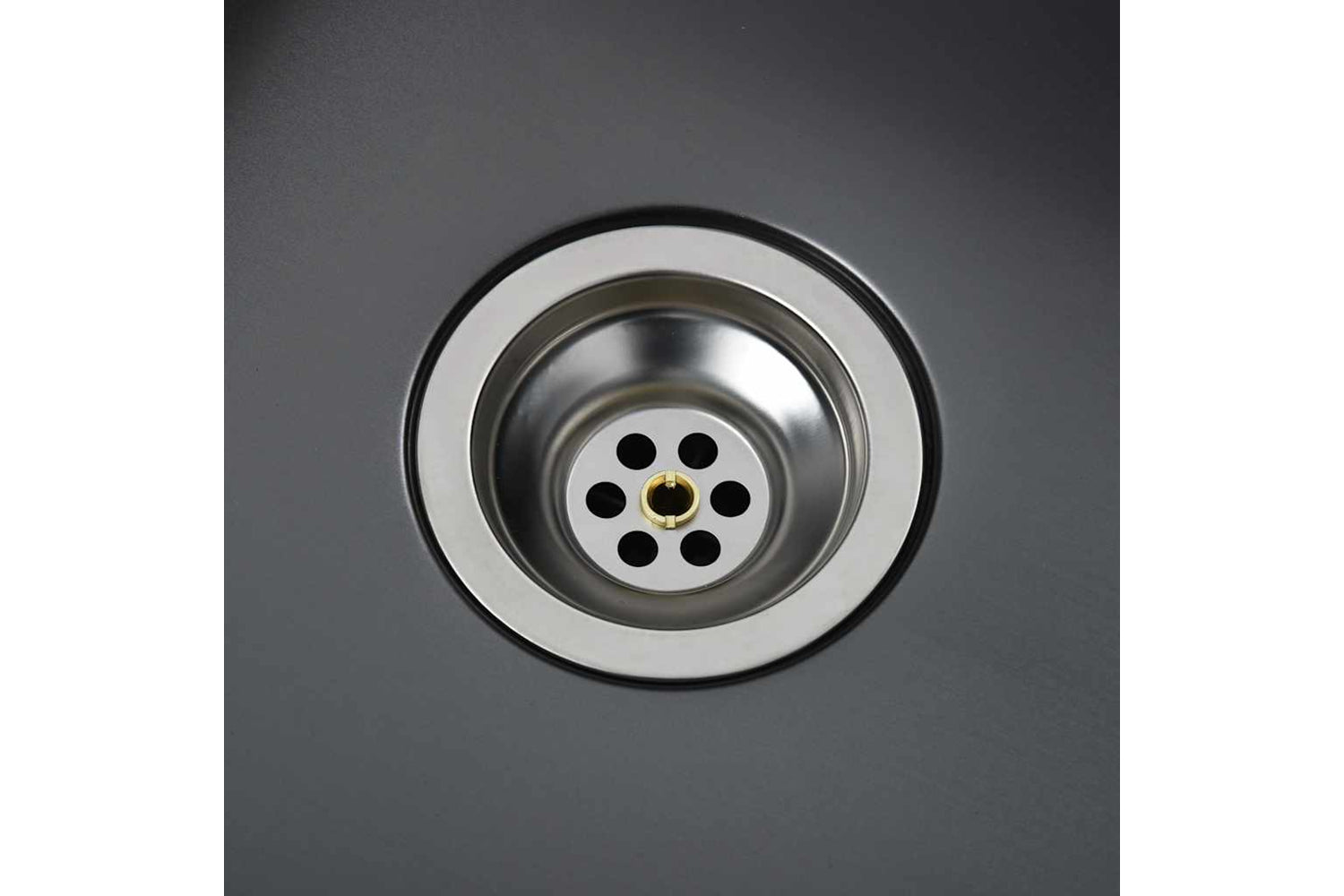 Vidaxl 51509 Handmade Kitchen Sink Black Stainless Steel-9