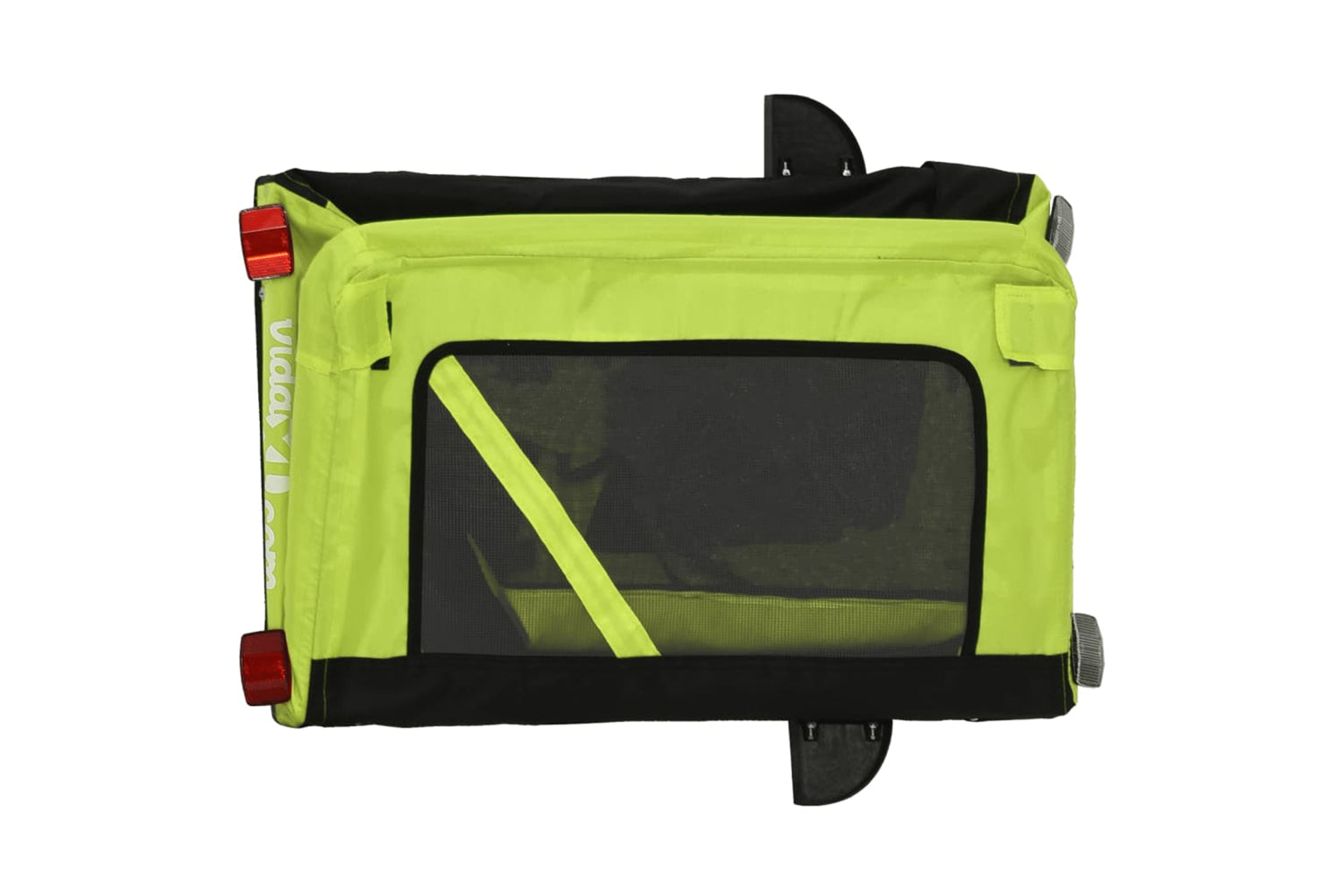 Vidaxl 93927 Pet Bike Trailer Green And Black Oxford Fabric And Iron-9