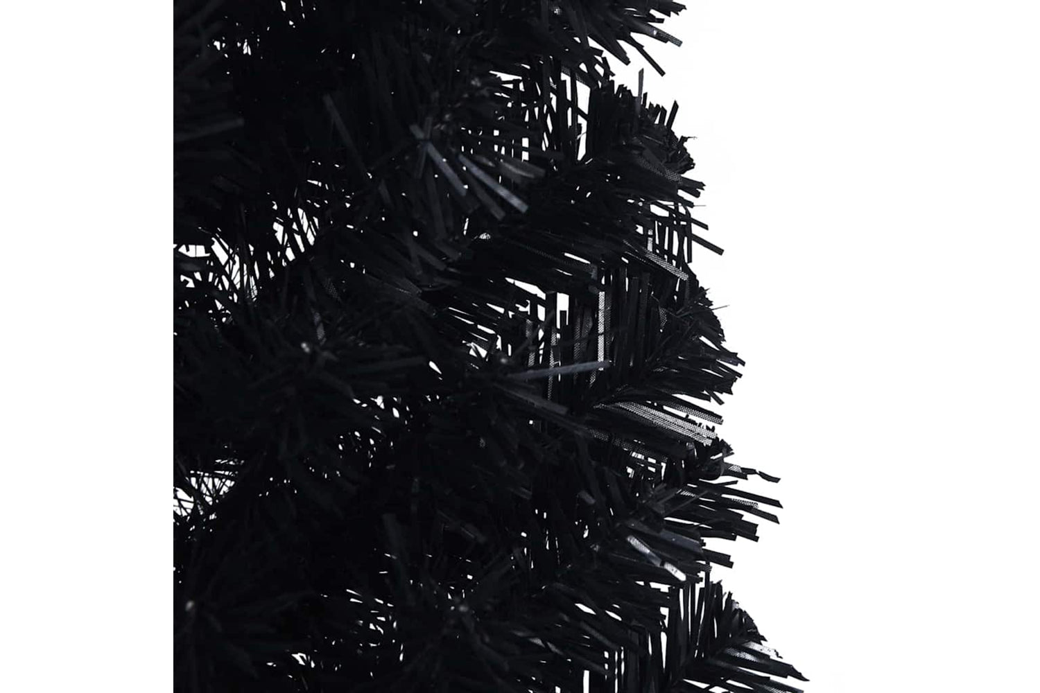 Vidaxl Artificial Pre-lit Christmas Tree Black 120 Cm Pvc-10