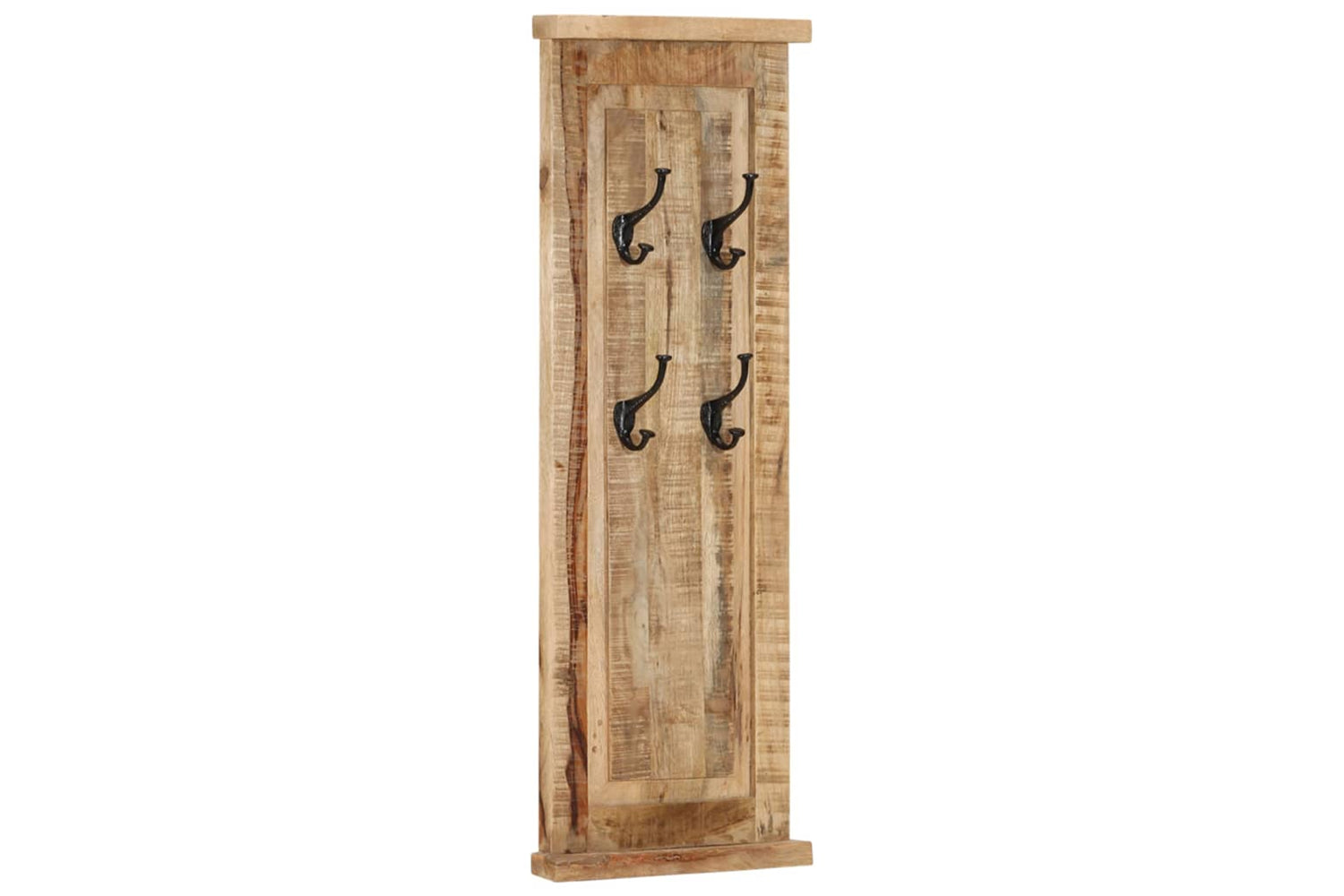 vidaXL 337853 Coat Racks 2 Pcs Solid Wood Mango 38x100cm-10