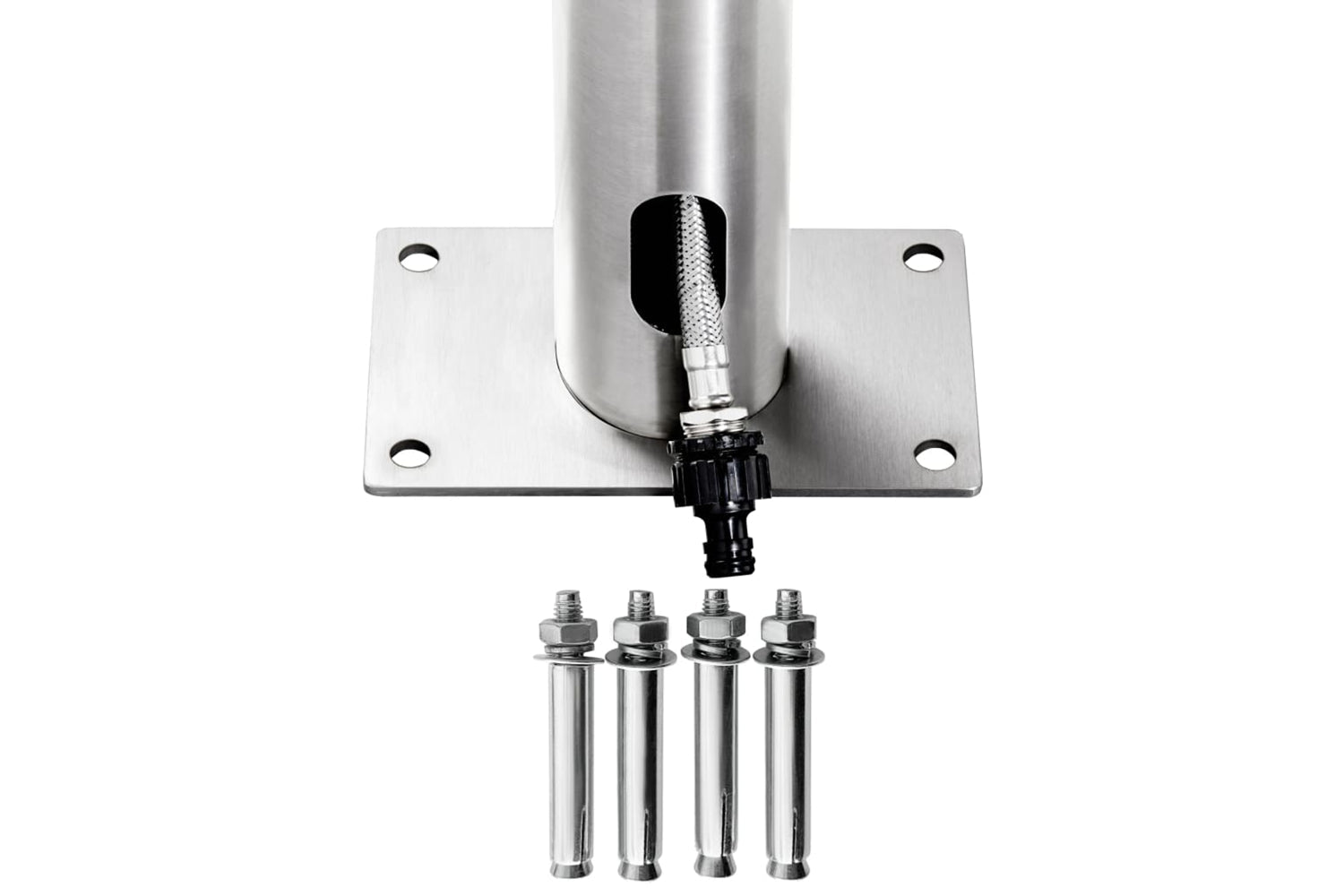 vidaXL 315940 Garden Shower 215cm Stainless Steel-10