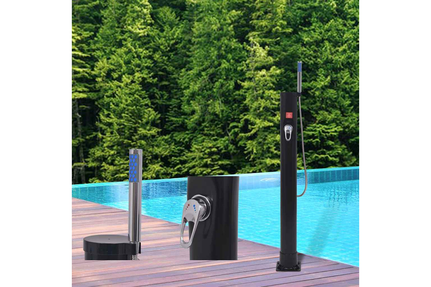 Vidaxl 91231 Solar Shower 8 L Pvc Steel-10