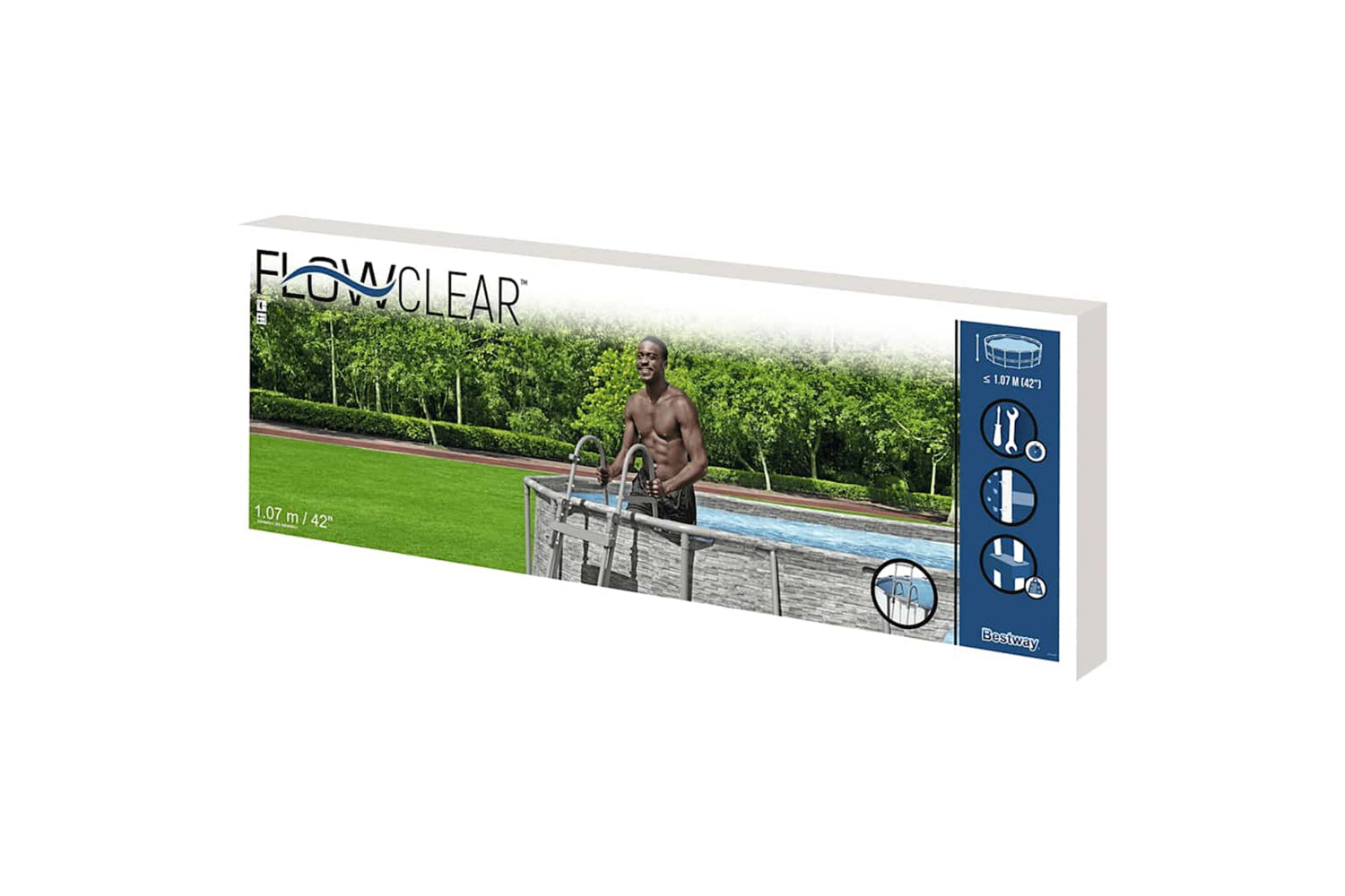 Bestway 93327 Flowclear 4-step Pool Ladder 107 Cm-9