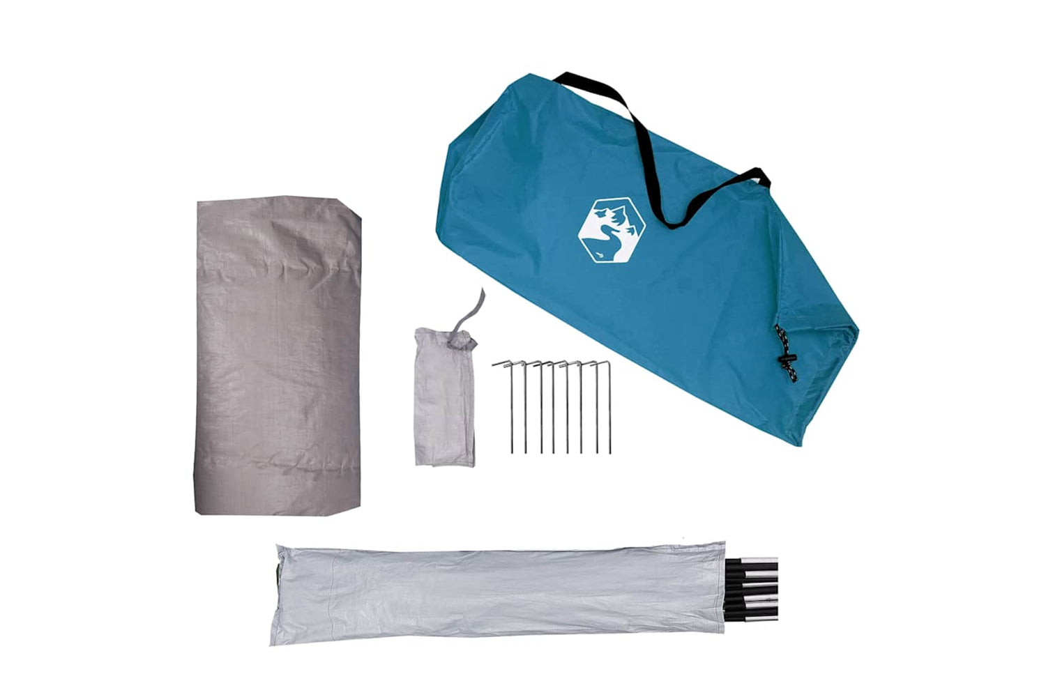 Vidaxl Storage Tent Grey Waterproof-9