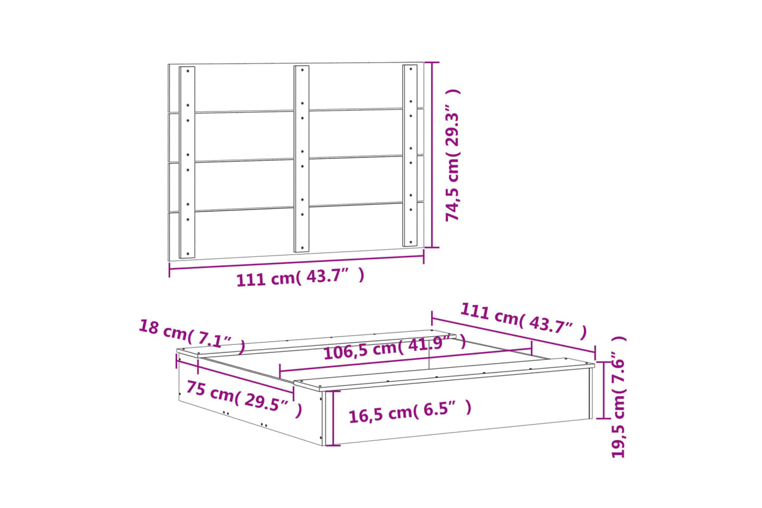vidaXL 832606 Sandpit With Cover 111x111x19.5cm Solid Wood Pine-9