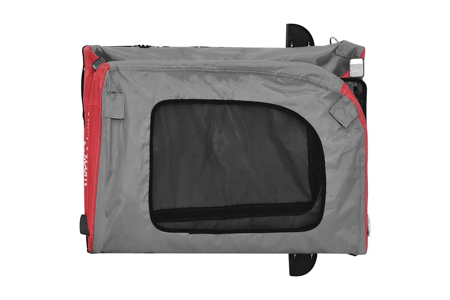 Vidaxl 93838 Pet Bike Trailer Red And Grey Oxford Fabric&iron-9