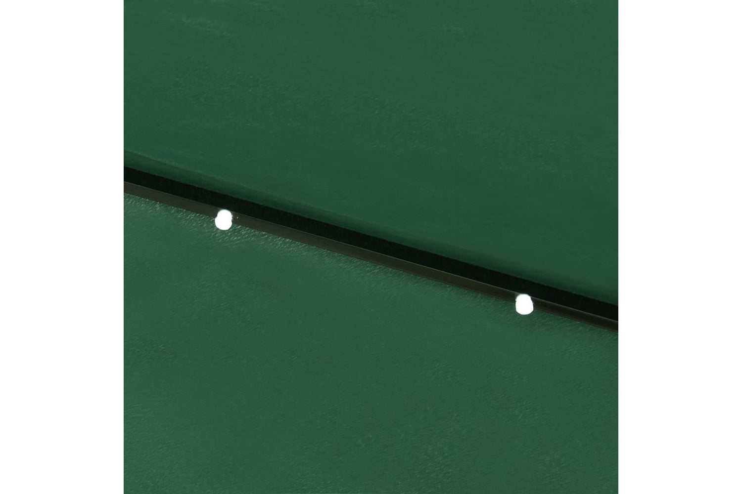 Vidaxl 313786 Parasol With Leds And Steel Pole Green 2x3 M-10