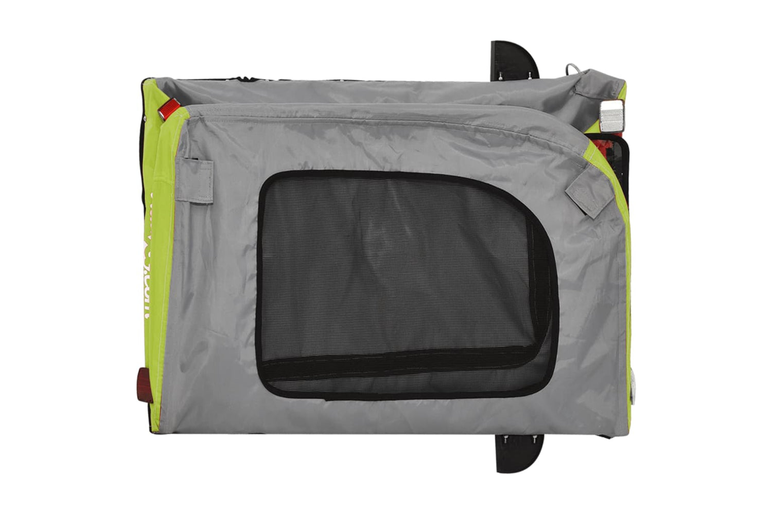 Vidaxl 93843 Pet Bike Trailer Green And Grey Oxford Fabric&iron-9
