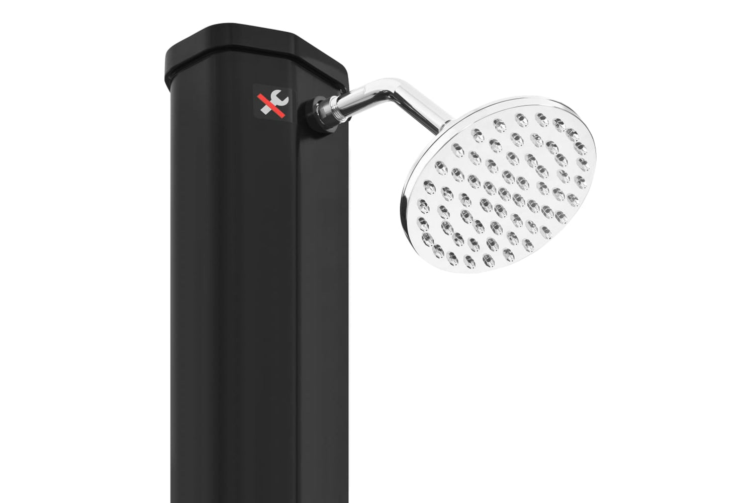 Vidaxl 92942 Outdoor Solar Shower With Shower Head And Faucet 35 L Black-10