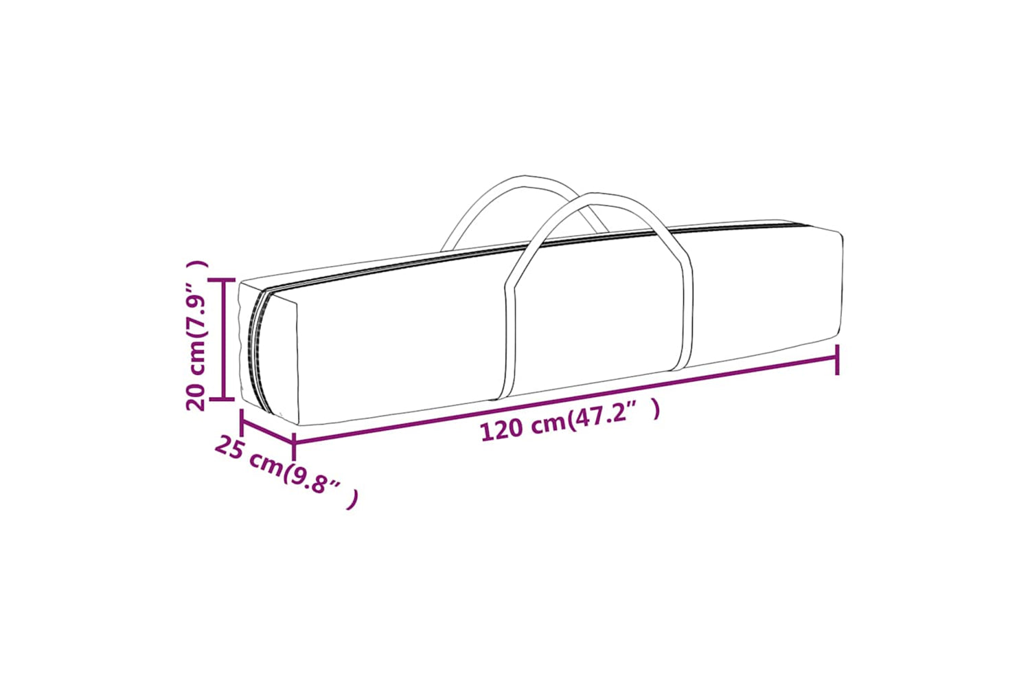 Vidaxl 93522 Folding Party Tent With Sidewalls Cream 3x3 M-9