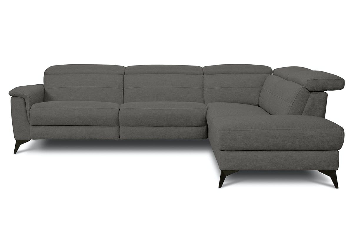 Penny Chaise Sofa | Power Recliner | Fabric | Grey-14