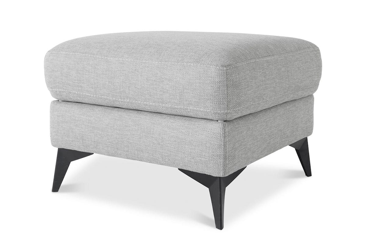 Penny Storage Footstool | Fabric | Grey-3