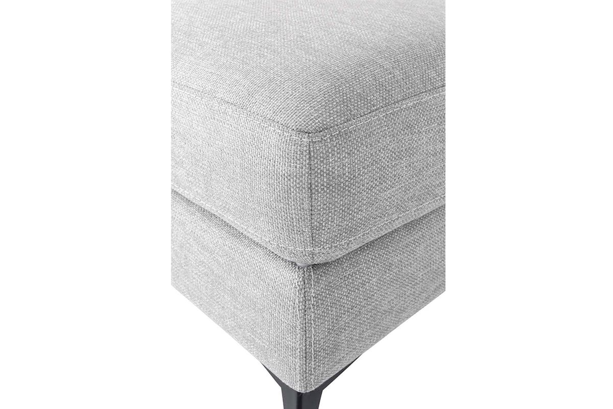 Penny Storage Footstool | Fabric | Grey-5