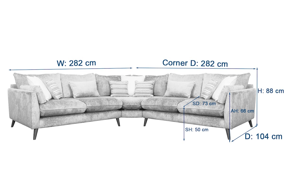 Petra Corner Sofa | Olive-4
