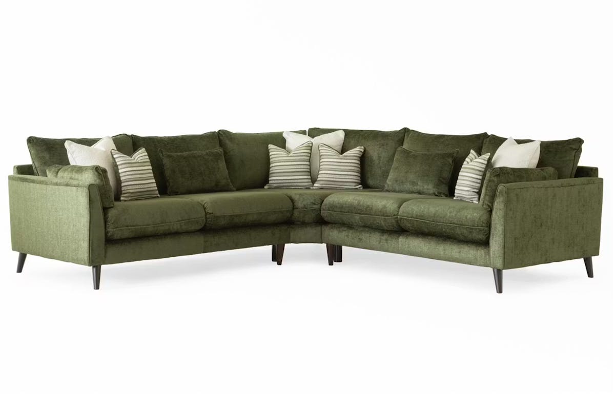 Petra Corner Sofa | Olive-1