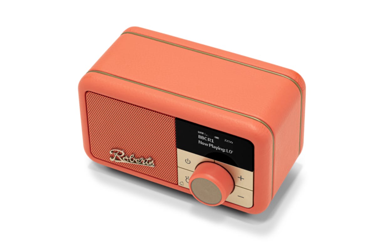 Roberts Revival Petite 2 FM Radio with Bluetooth | Pop Orange