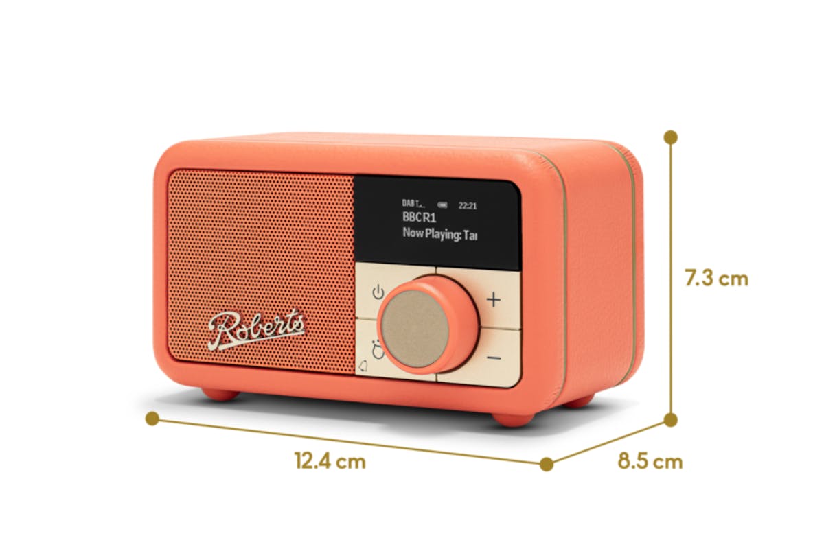 Roberts Revival Petite 2 FM Radio with Bluetooth | Pop Orange-5
