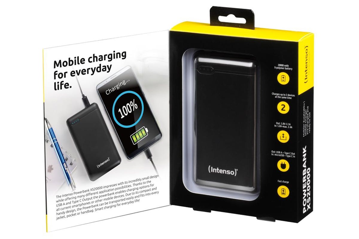Intenso 20000mAh Compact Power Bank | Black-7