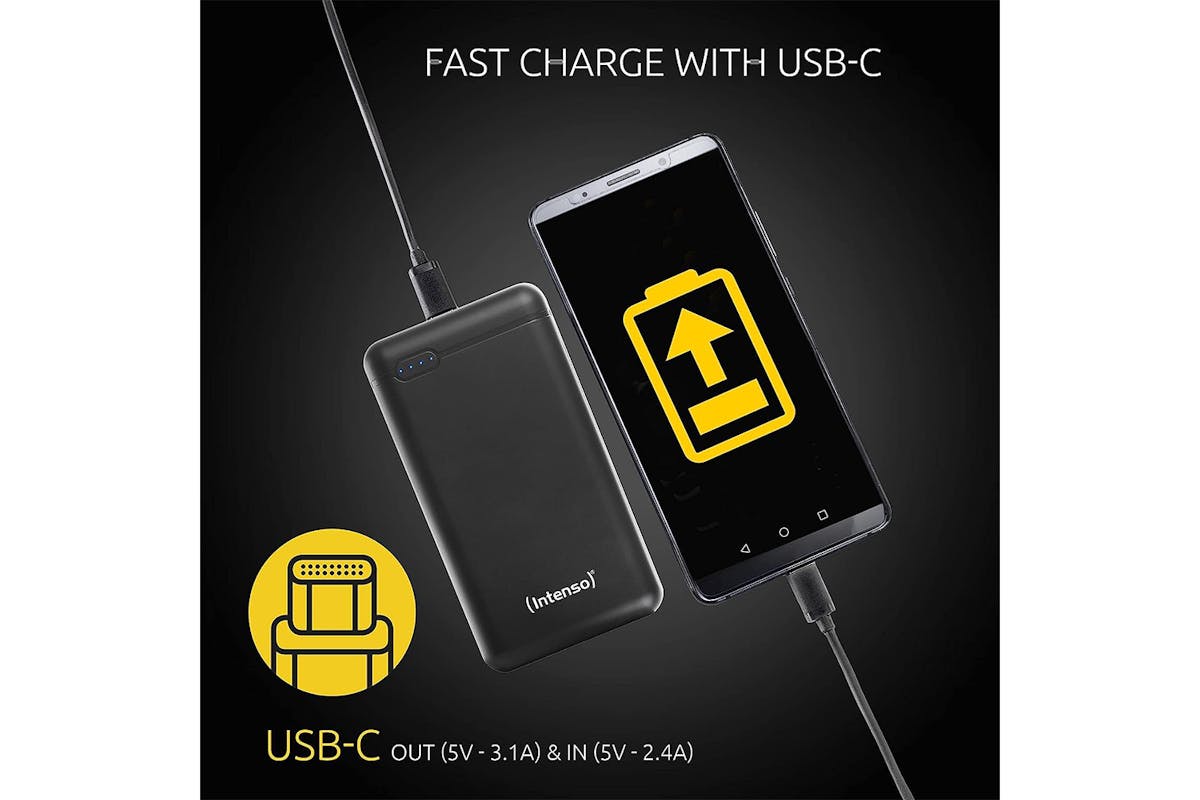 Intenso 20000mAh Compact Power Bank | Black-9