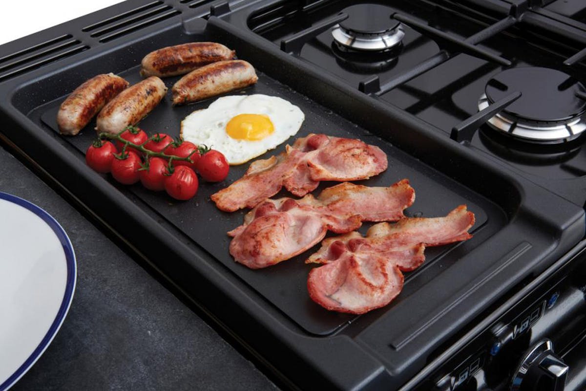 Rangemaster Pro Deluxe 100cm Dual Fuel Range Cooker | PDL100DFFGB/C | Black-3