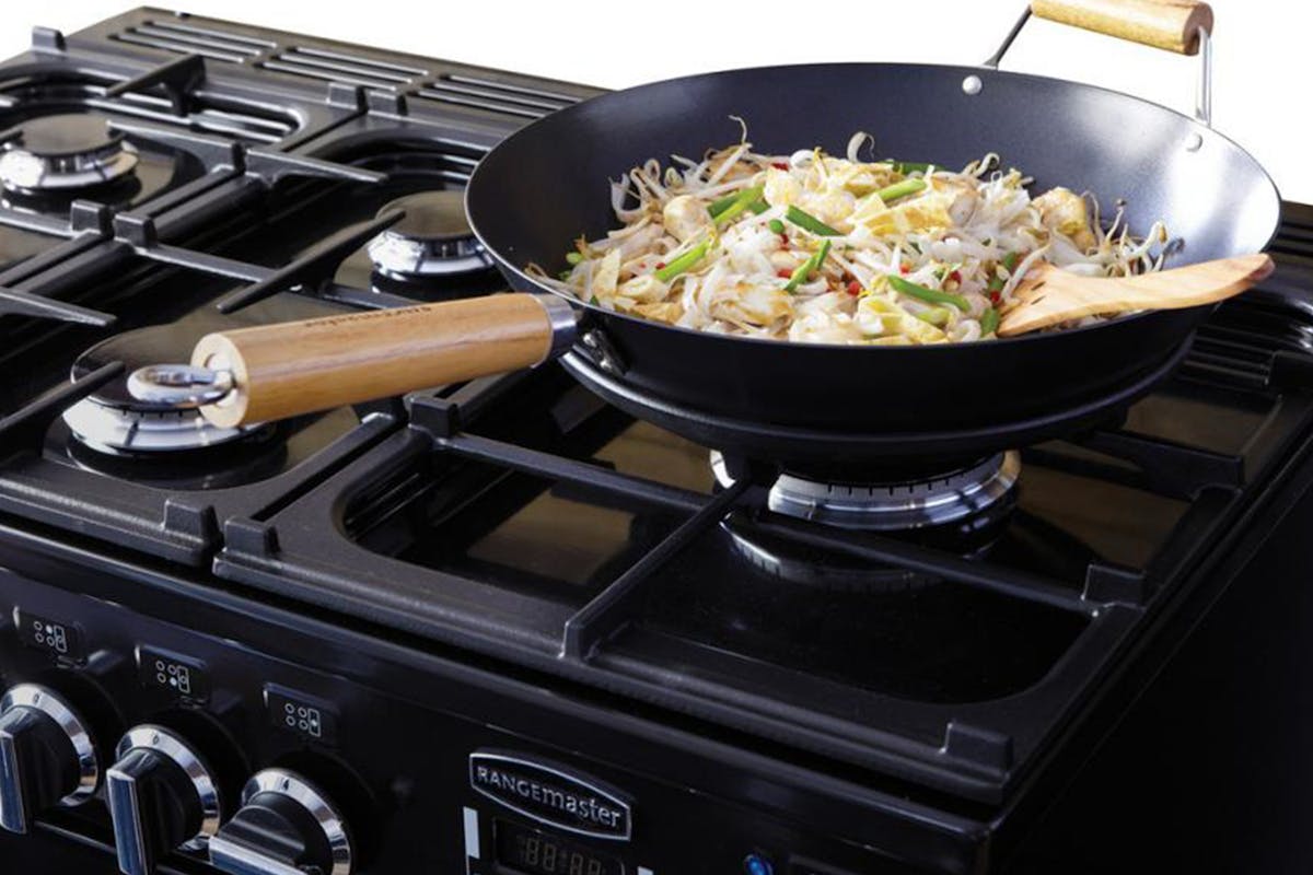 Rangemaster Pro Deluxe 110cm Dual Fuel Range Cooker | PDL110DFFGB/C | Black-4