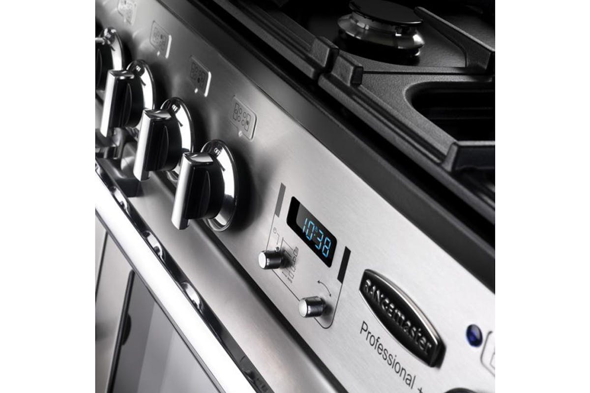 Rangemaster Professional Plus 110cm Ceramic Range Cooker | PROP110ECGB/C | Black-9