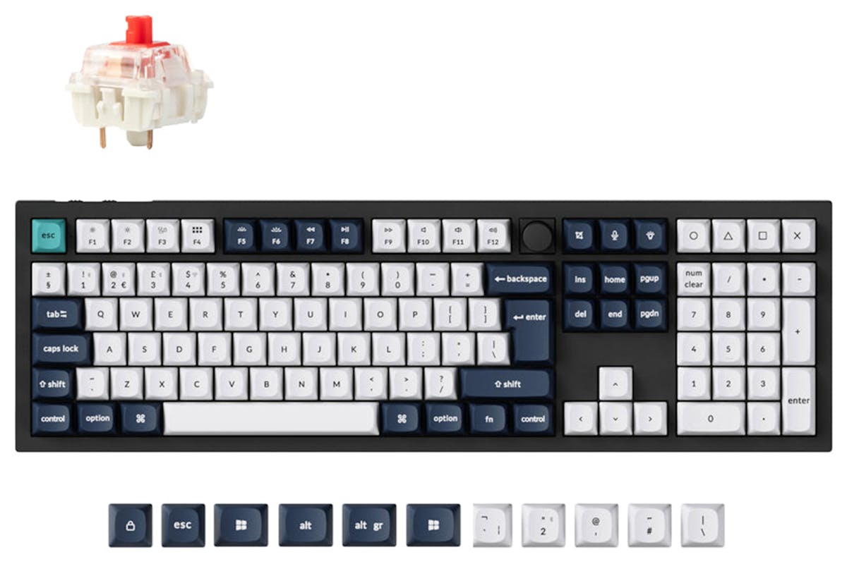 Keychron Q6 Max QMK/VIA Wireless Custom Mechanical Keyboard | Red