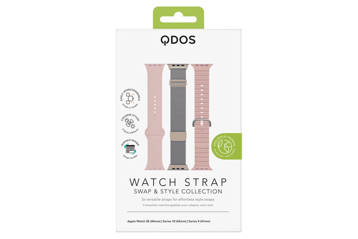 QDOS Apple Watch Strap Bundle | Pink-8