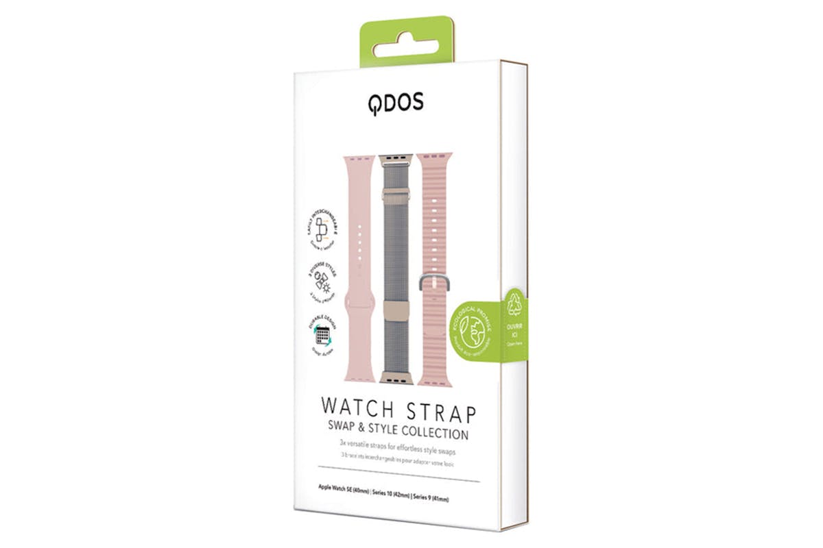 QDOS Apple Watch Strap Bundle | Pink-9